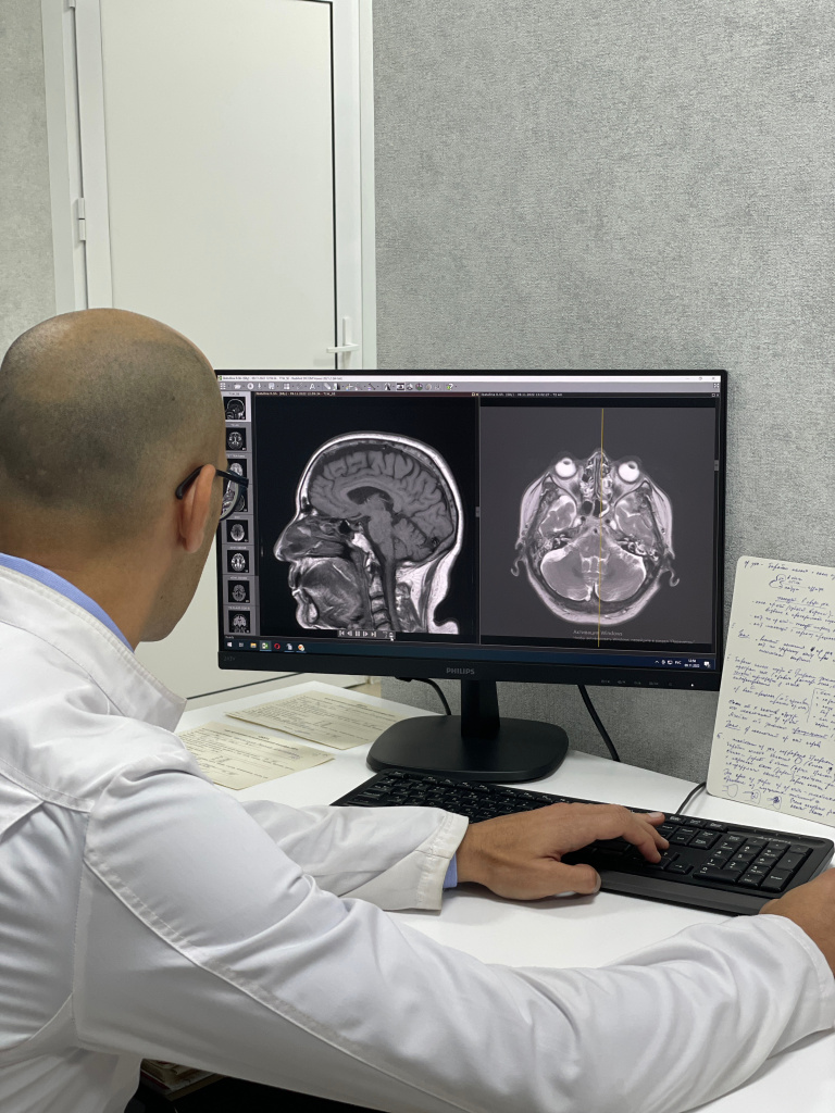 Отправка данных с диска МРТ